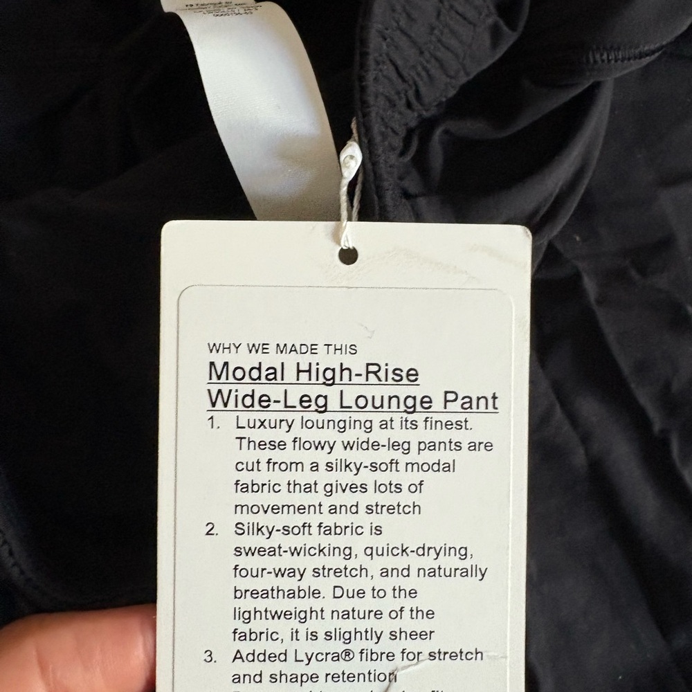 Lululemon Athletica Black Lounge Pants